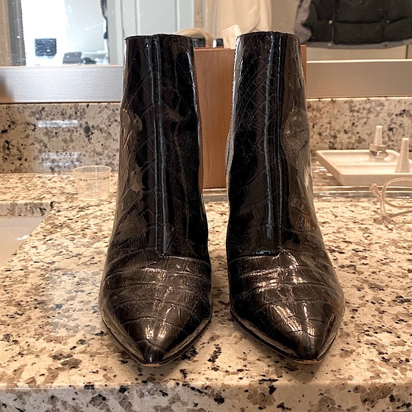 Vince Camuto Benedie Crocodile Booties - Picture 3 of 7